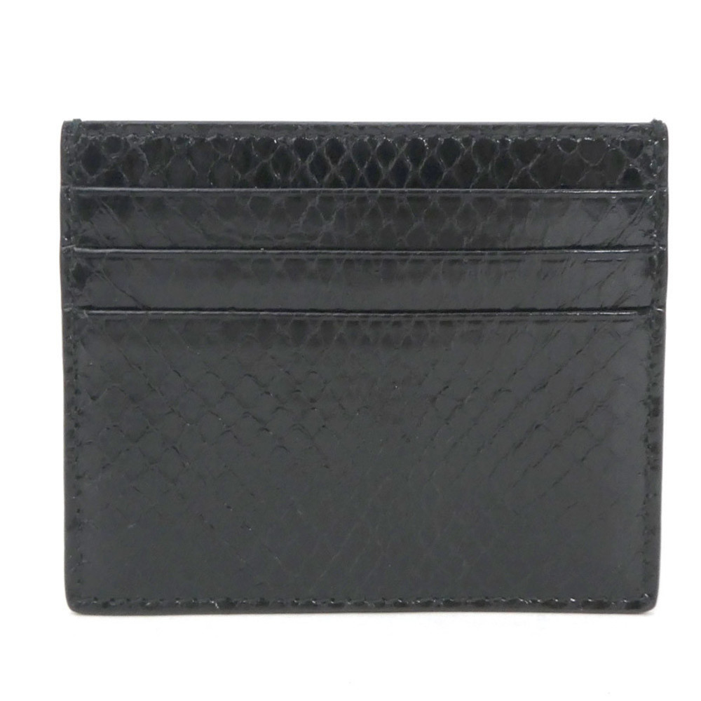 Bottega Veneta Card Case Python Black - image 1